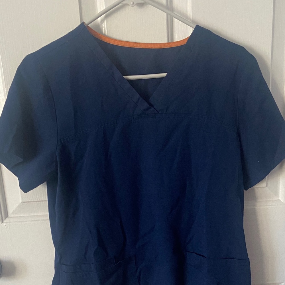 Navy Blue Scrub Set | Women’s Size Medium | Soft & Professional - Picture 2 of 11